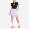 Nike Sportswear Essential Solid High-Waist Loose-Fit Woven Shorts Women Bottoms Mist-Purple DM6740-511