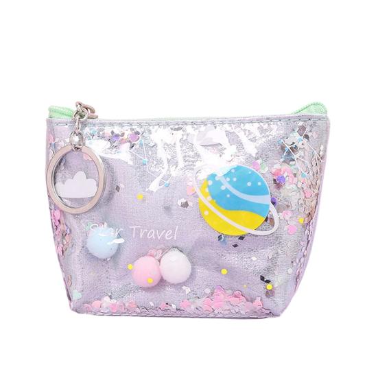 Pencil Case Rectangular Waterproof Stationery Bag with Multiple Compartments Pencil C