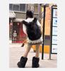 2026 NEW FASHION Y2K Faux Fur FOR Women Backpack Solid Soft Fleece Knapsack Harajuku Style Winter Ladies Bag