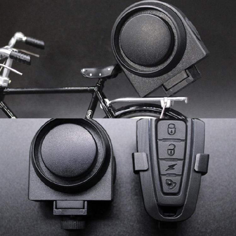 Sensitivity Adjustable Alarm Horn Vibration Alarm for Scooter Road Bike Electric Bike Security Alarm System with Remote