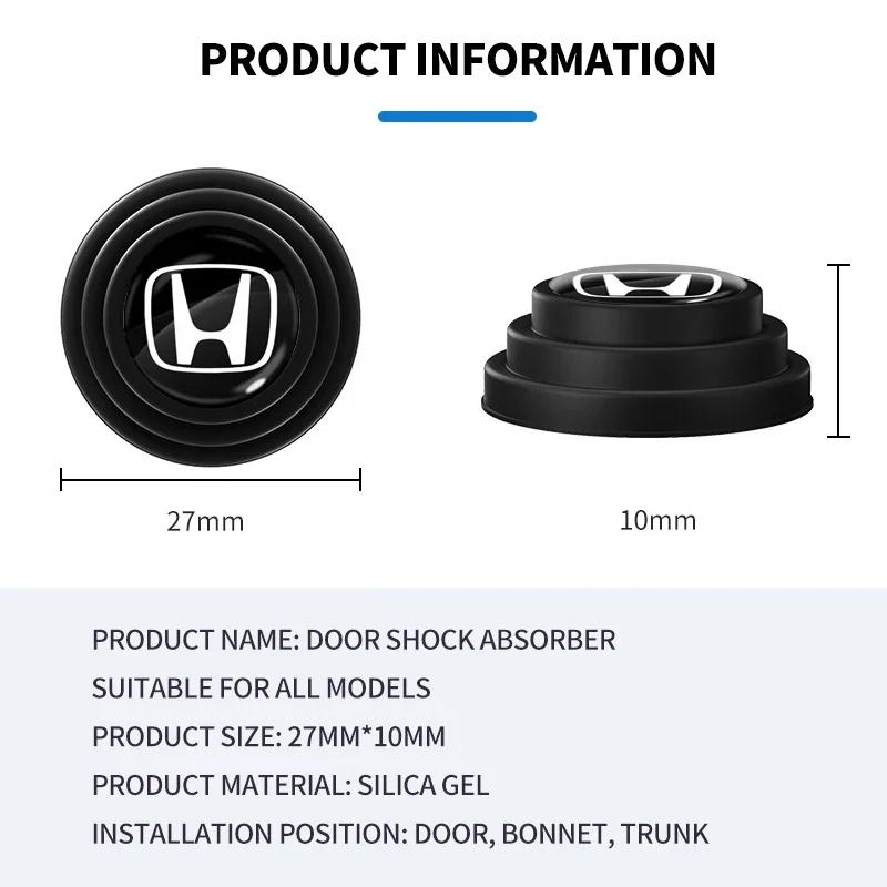 Anti-collision Silicone Pad Car Door Closing Anti-shock Protection Pads For Honda Accord Mugen Power Civic CRV Hrv Jazz XI6