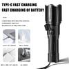 Powerful Led Flashlight 80W White Laser Torch Light 1500 Meter Long-range Tactical Flashlight Use 5000mah Rechargeable Battery