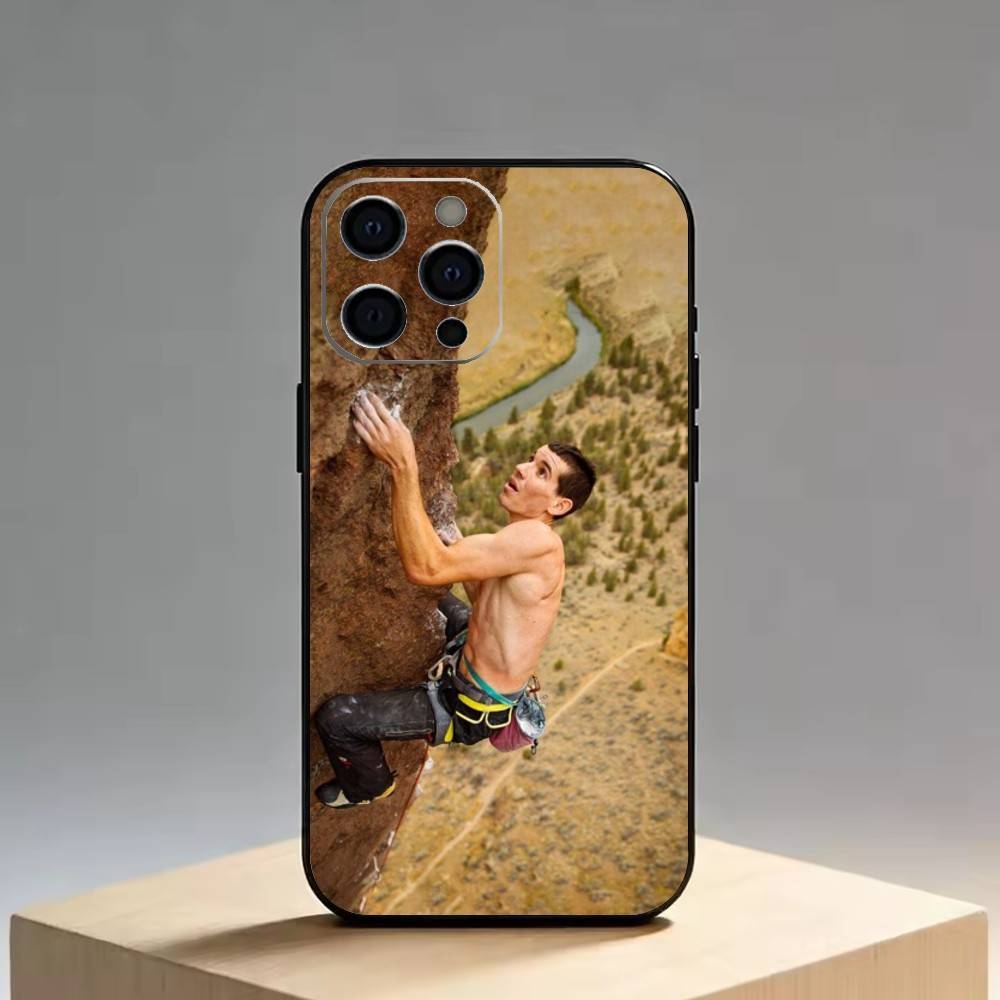 

Alex Honnold Phone Case For iPhone 17, 16,15,14,13,12,11 Plus,Pro Max, Others Soft Black Cover iPhone15promax