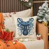 B-Blue Sea Creature Pillow Case Living Room Sofa Decorative Cushion Cover Simple Household Light Luxury Printed Pillow