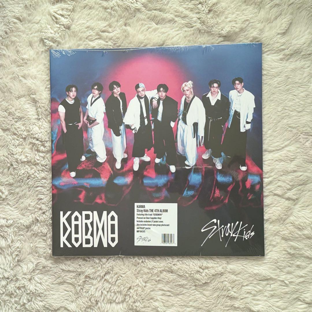 

[USED] Stray kids KARMA CLEAR SAPPHIRE Vinyl