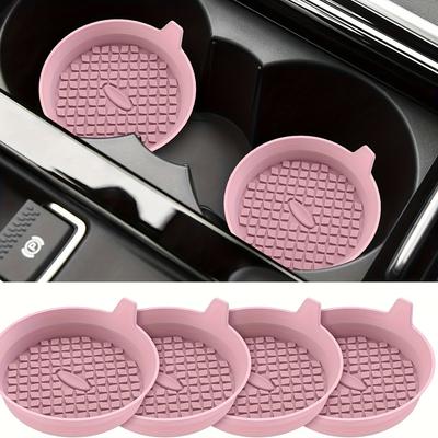 Untersetzer, wasserdichter und rutschfester Getränkehalter, spritzwassergeschützte Halterung, Auto-Innenausstattung, 2/4 Stück, mehrfarbig