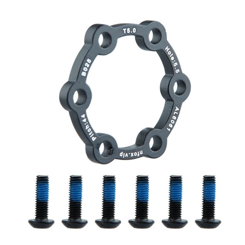 Electric Scooter Brake Disc Aluminium Alloy 6 Hole Brake Disc With 6 Screws Disc Brake Rotor Bicycles Brake Accessories
