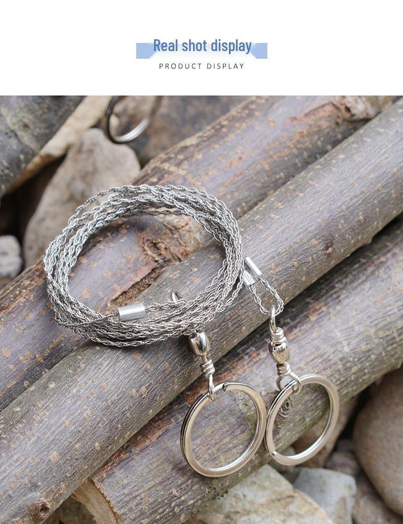 Stainless Steel Wire Hand Saw - Portable Outdoor Survival Tool
