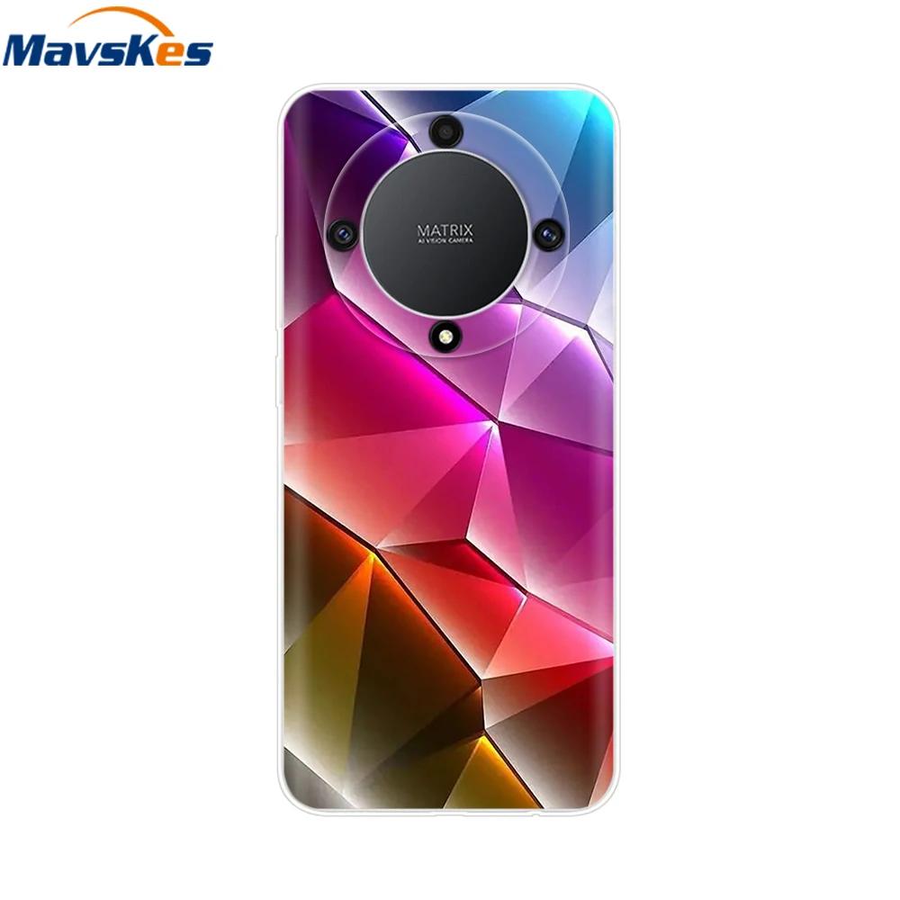 Soft Case For Honor Magic6 Lite TPU Silicone Phone Case For Honor X9b X9a Magic 5 6 Lite 5G Protective Shell Back Cover Fundas
