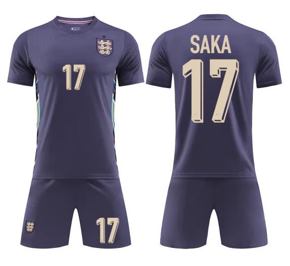 England National Team | Away Jersey | Set | Number 17 Printing 16