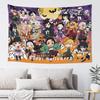 Tapestry Demone Slayer Halloween Cutecore Appeso a Parete Coperta Tapestry Articoli per la Casa Decorazioni Murali