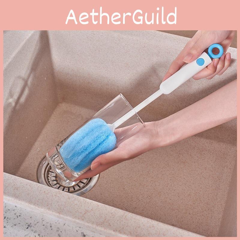 Durable Cup Cleaning Brush For Kitchen Use With Long Handle And Soft Bristles