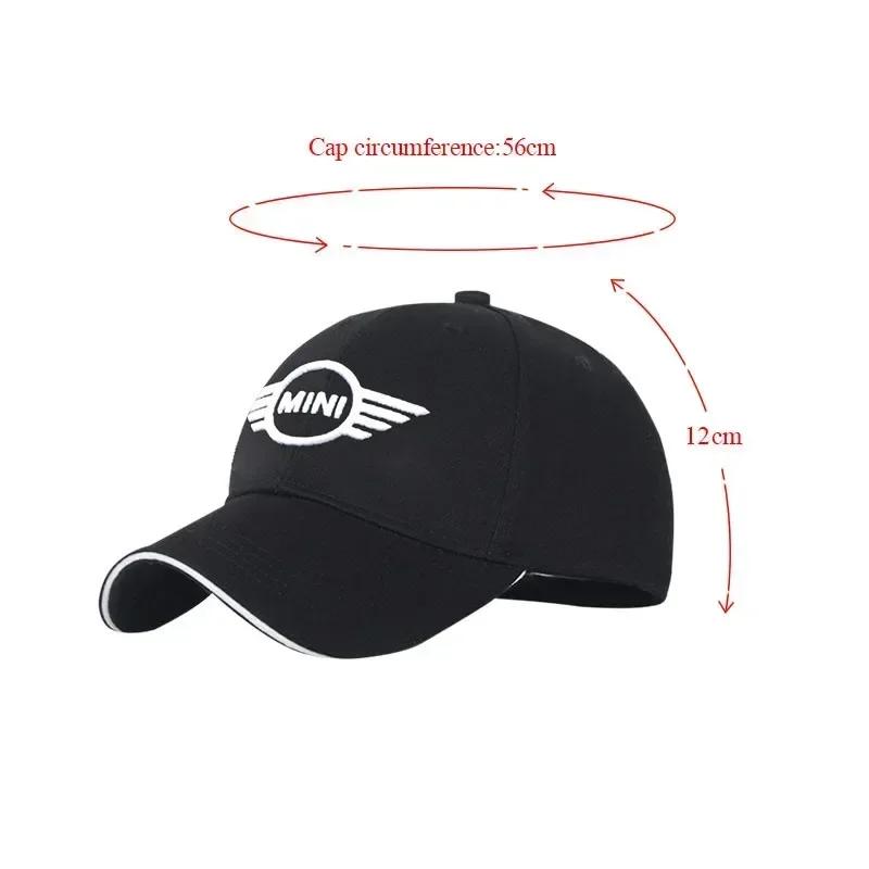New For BMW MINI Cotton Design LOGO Baseball Cap Fashion Letter Embroidery Sun Hats For MINI F54 F55 F56 R56 R60 SONE Roadster