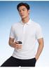 Jelly POLO Series Shoulder Sleeves with Four Side Elastic and Seamless Cooling Sensation, Short Sleeved POLO Shirt with Sun Protection