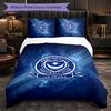 Portsmouth FC Bettwäsche-Set 3-teilig Bettbezug Dekorative Bettwäsche Für Teenagerzimmer Heimdekoration