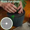 4 Pcs Cuttable Plant Pot Covers - Mesh Barrier Screens To Protect Plants From Cats, Ideal for Patio & Garden
