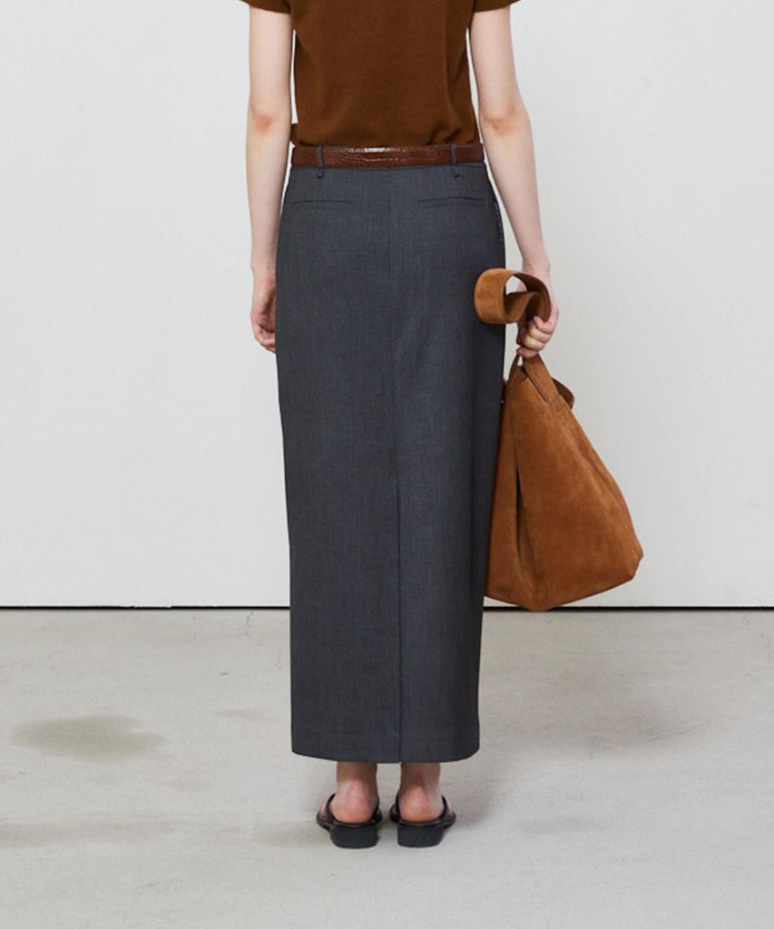 Notia Standard Fit Long Skirt - Gray