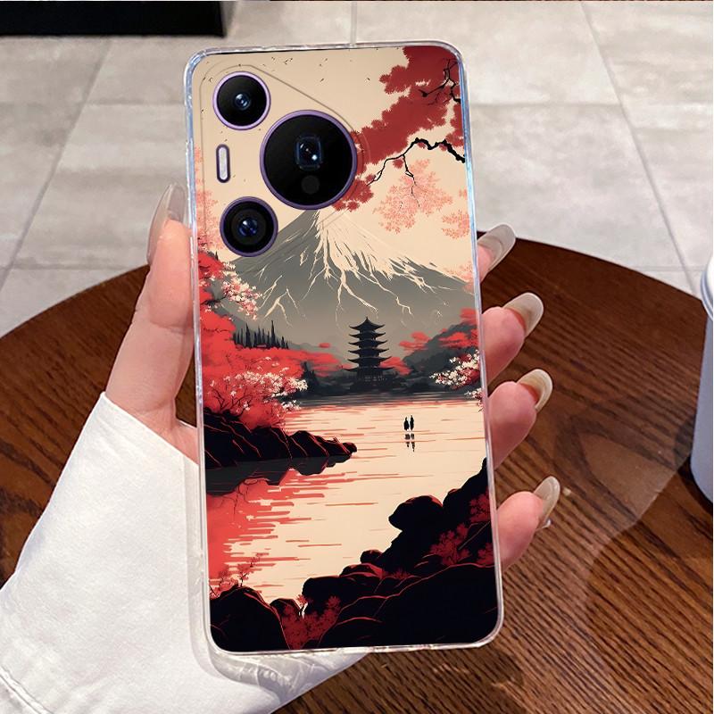 Back Cover For Huawei Pura70 Pura 70 Pro Plus Case Luxury Cute Love Rabbit Funny Pattern Clear Soft Slim TPU Silicone Phone Case