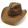 Straw Hat For Men Summer Sun Protection Wide Brim Traveller Accessory