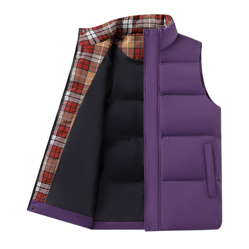 Autumn and winter velvet warm vest new versatile loose coat men's fashion trend cold vest