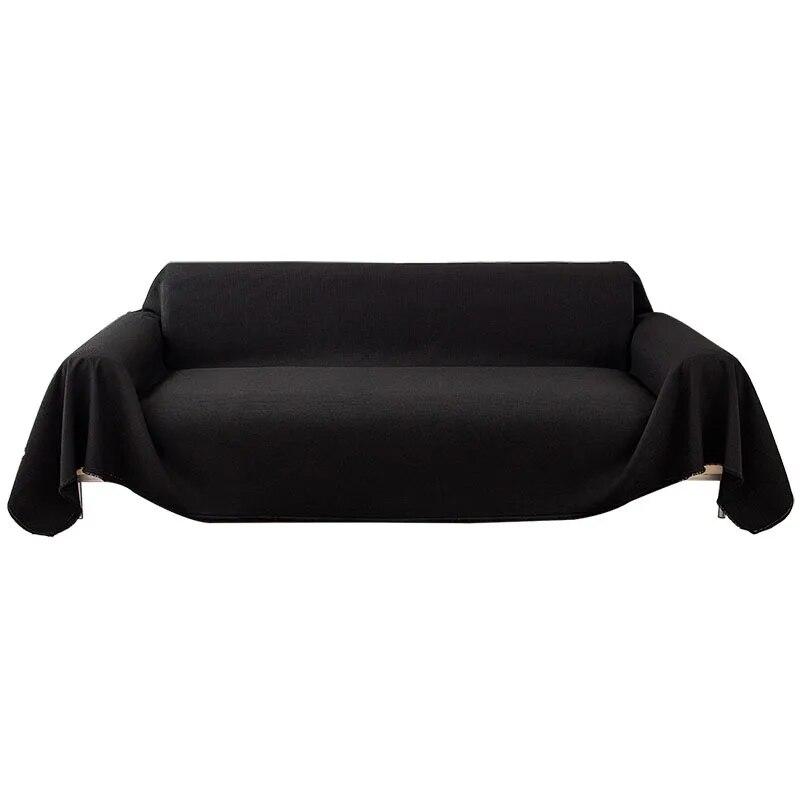 Jednokolorowy Pokrowiec na Sofę Chenille Koc na Sofę Nowoczesny Ręcznik na Kanapę do Dekoracji Salonu Uniwersalny Pokrowiec na Sofę 1/2/3/4-osobowy