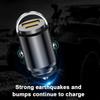 PD30W+QC3.0 Car Super Charge Ultra-Fast USB-A/USB-C Lighter Adapter  Car Use