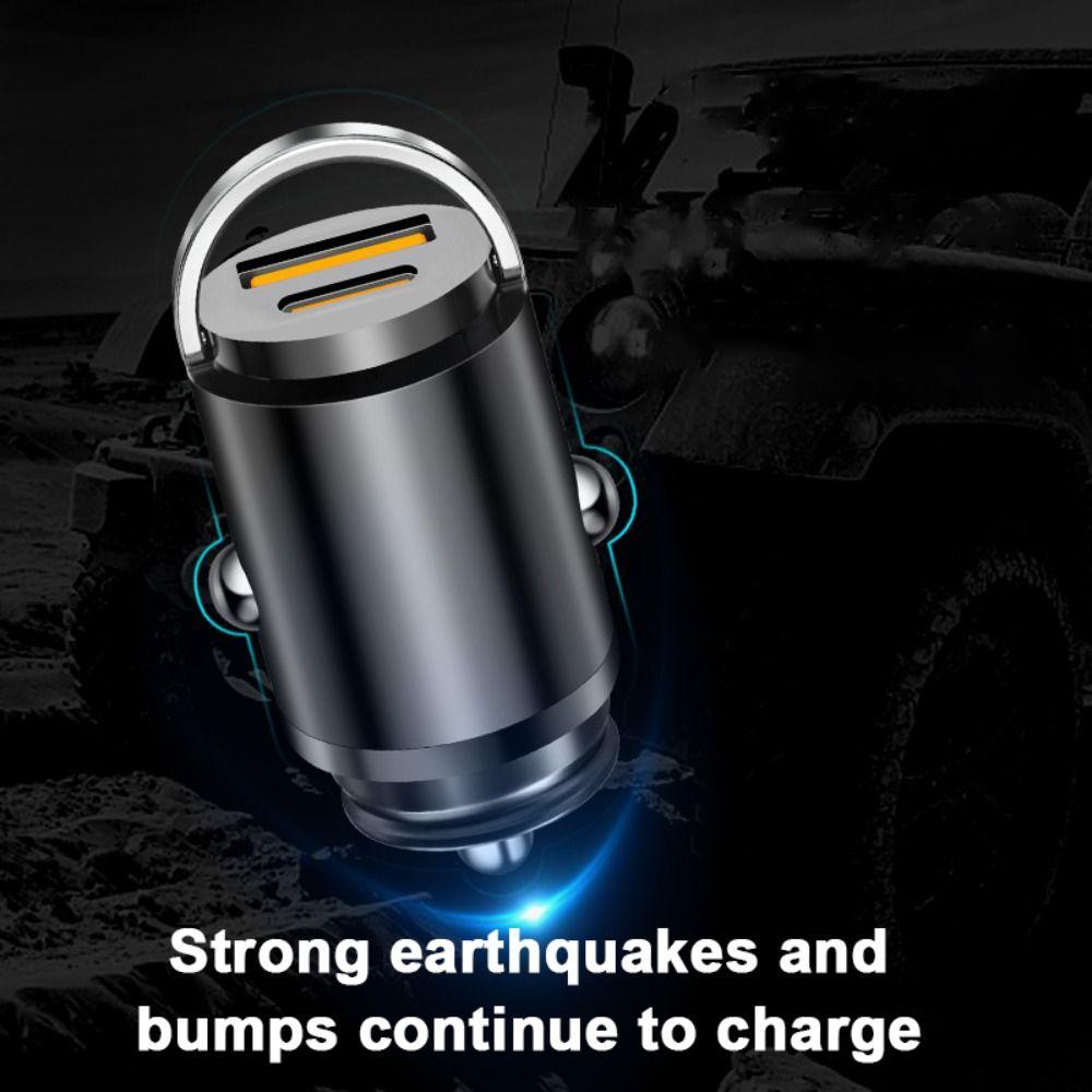 PD30W+QC3.0 Car Super Charge Ultra-Fast USB-A/USB-C Lighter Adapter  Car Use
