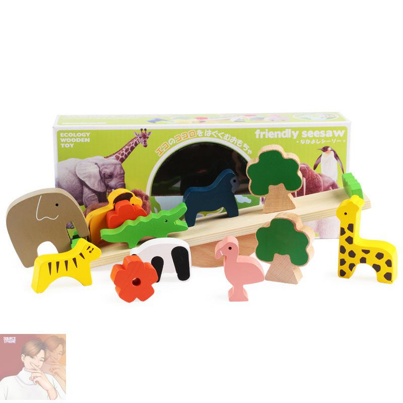 

Балансир-качалка с животными - Развивающие штабелируемые блоки для детей 3-6 лет