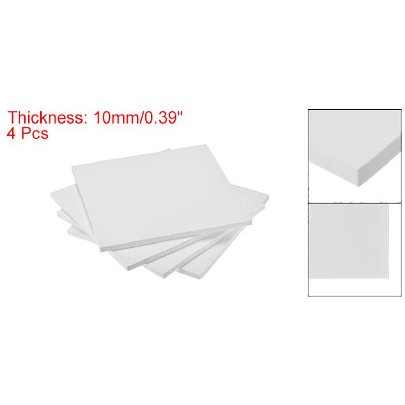 4 Stück 10 mm dick 10x10 Zoll EVA-Schaumstoffplatten Schwammschaum Bastel-EVA-Platten DIY Handgemachtes Modellbau Material