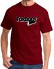 Fox Body Ford Mustang Grey Logo Design Tshirt