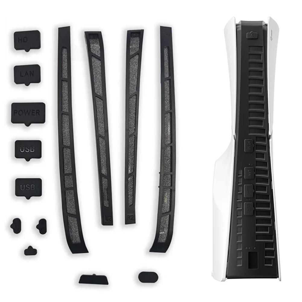 

12 в 1 пылезащитная заглушка прочная для PlayStation 5 Slim Console Аксессуары Набор