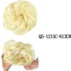 MISS WIG Straight Donut Chignon Hairpieces Synthetic Ombre Elastic Chignon Fluffy Messy Scrunchies Hair Bun for Women