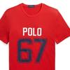 Polo Ralph Lauren Ss23 Logo Letter And Number Print Crew Neck Short Sleeve T-Shirt Men Tops Red MNPOTSH1N821903-600
