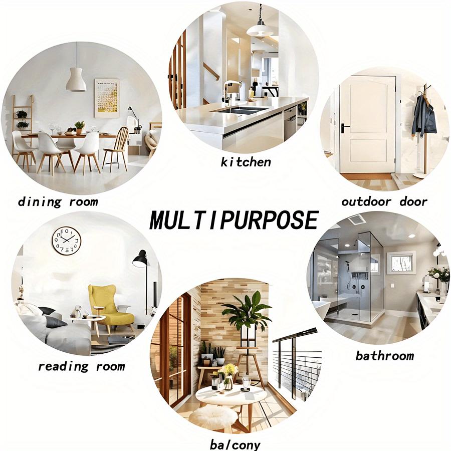 1Pcs Anti Fatigue Kitchen Rugs Blue Pink Roses  Waterproof Non-Slip Thick Cushioned Kitchen Mat Heavy Duty Comfort Standing Mat for Kitchen