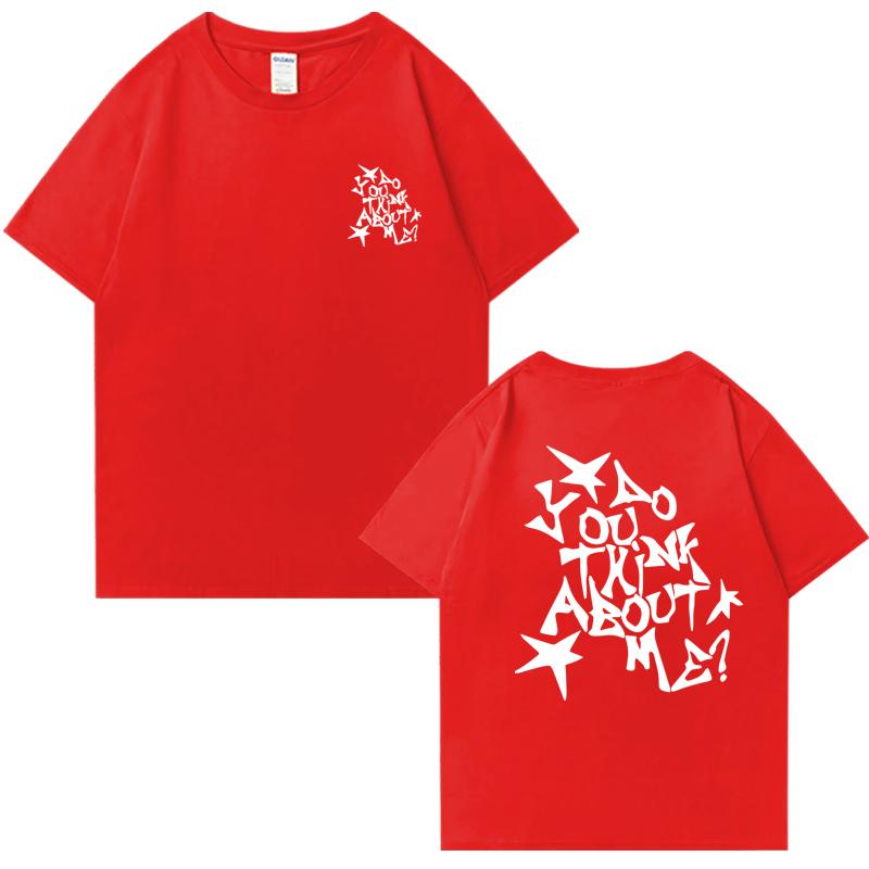 Hot Sale NSQK AOOU THNK ABOUT ME 2025 New Album T Shirt Men Women Fashion Short Sleeve T-shirts Unisex Casual 100% Cotton Tops