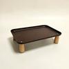 Spill Tray Elevated Pet Feeder Removable Tray Cat Bowl Stand Raised Cat Food Table  Pet Feeding