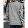 Women S Long Sleeve Stand Collar Solid Color Street Style Sweatshirt