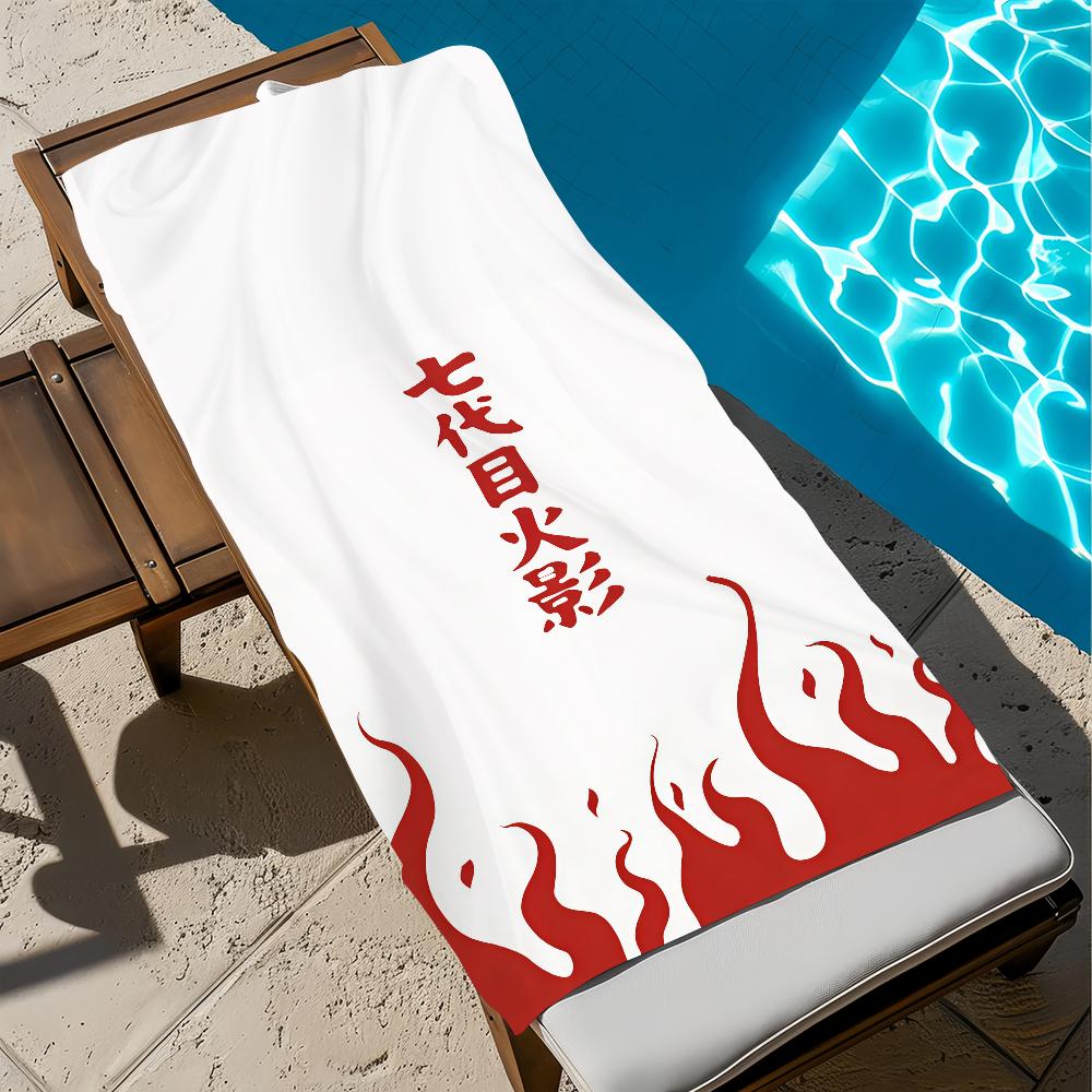 

Anime N-Naruto Towel Beach Towel Quick-Drying Soft Travel Shower Same Style For Men And Women Sports W30*H60(CM)