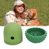 Dog Food Dispensing Ball Toy Acorn Shaped Interactive Slow Feeding Reduce Picky Eating Silicone Dog