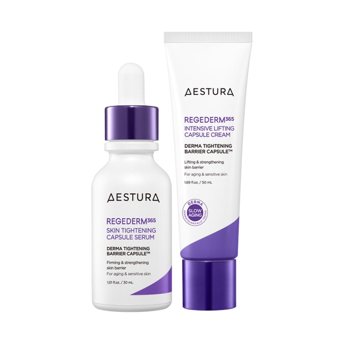 [Double] Regederm 365 Pore Firming Capsule Serum 30ml + Capsule Cream 50ml