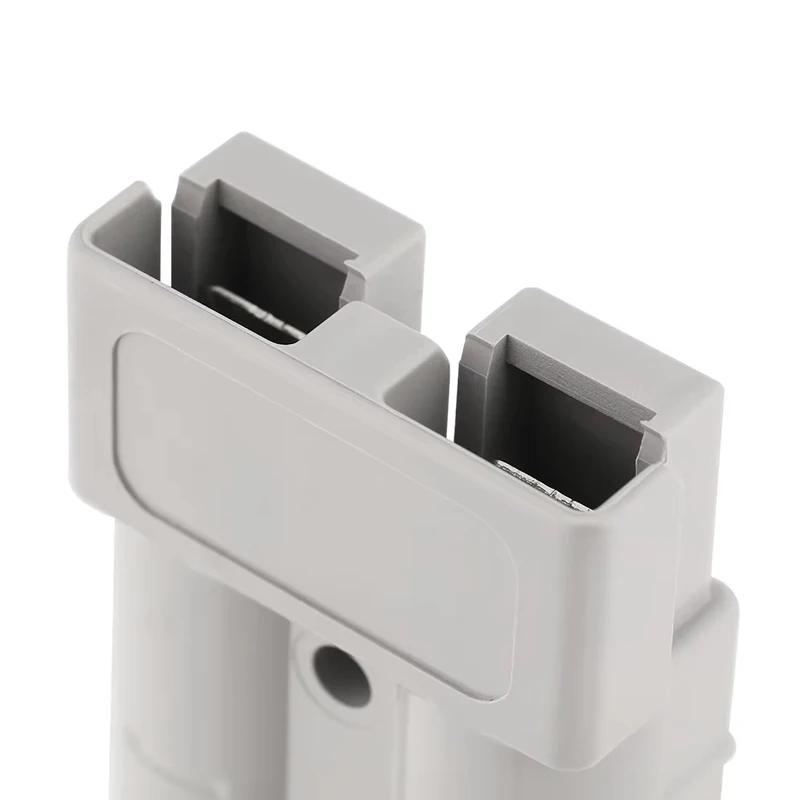 2Pcs Double Pole With Copper Contact Power Connectors Charging Plug For Anderson Plug Cable Terminal Battery Power