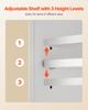 VEVOR Bathroom Wall Cabinet, 2 Doors & Adjustable Shelf, Over the Toilet Storage Medicine Cabinet Wall Mounted