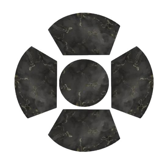 Saugfähige Tischsets Kieselgur-Tischsets Ölfest Hitzebeständig Moderne Tischsets für Esstisch Picknick Partygebrauch