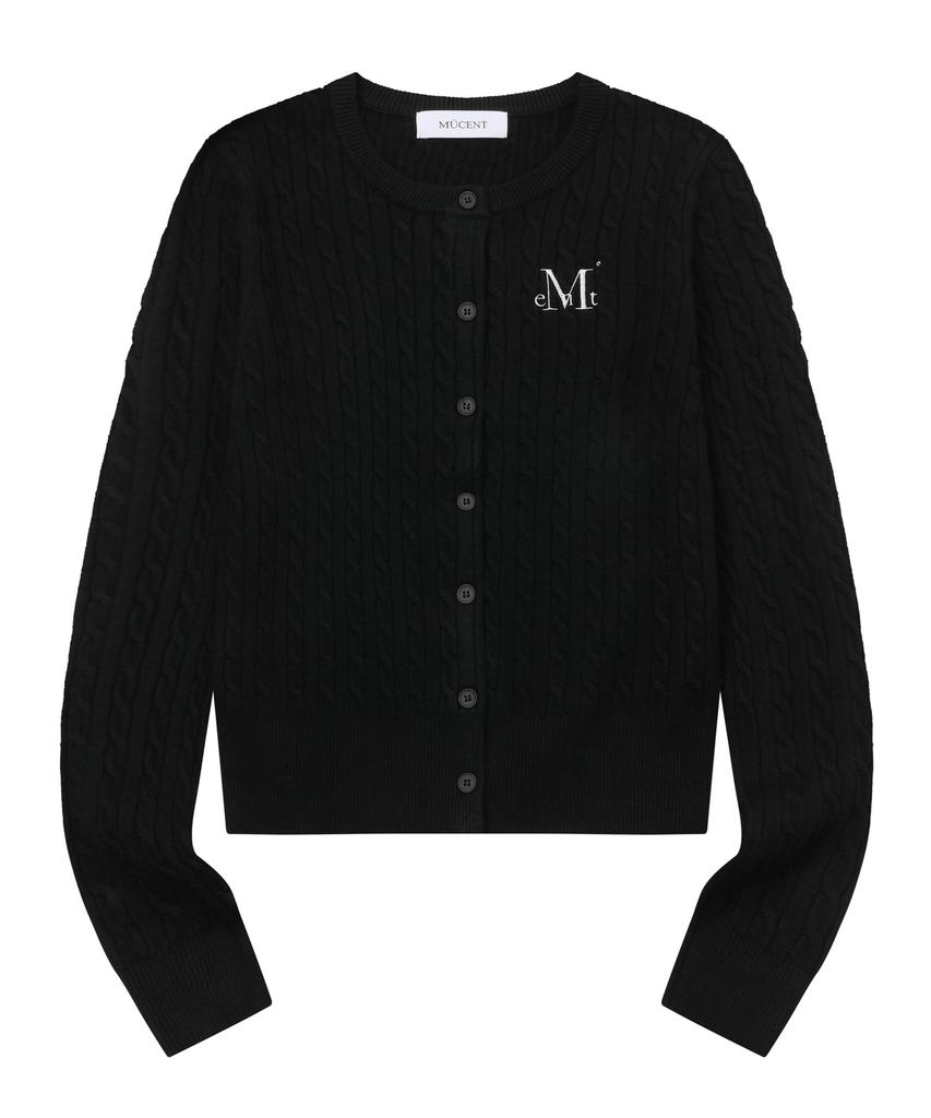 MUCENT Adian Button Crop Knit Cardigan (5 Colors)