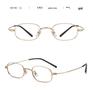 Women's Ultralight Small Oval Titanium Eyeglass Frames for High Prescription