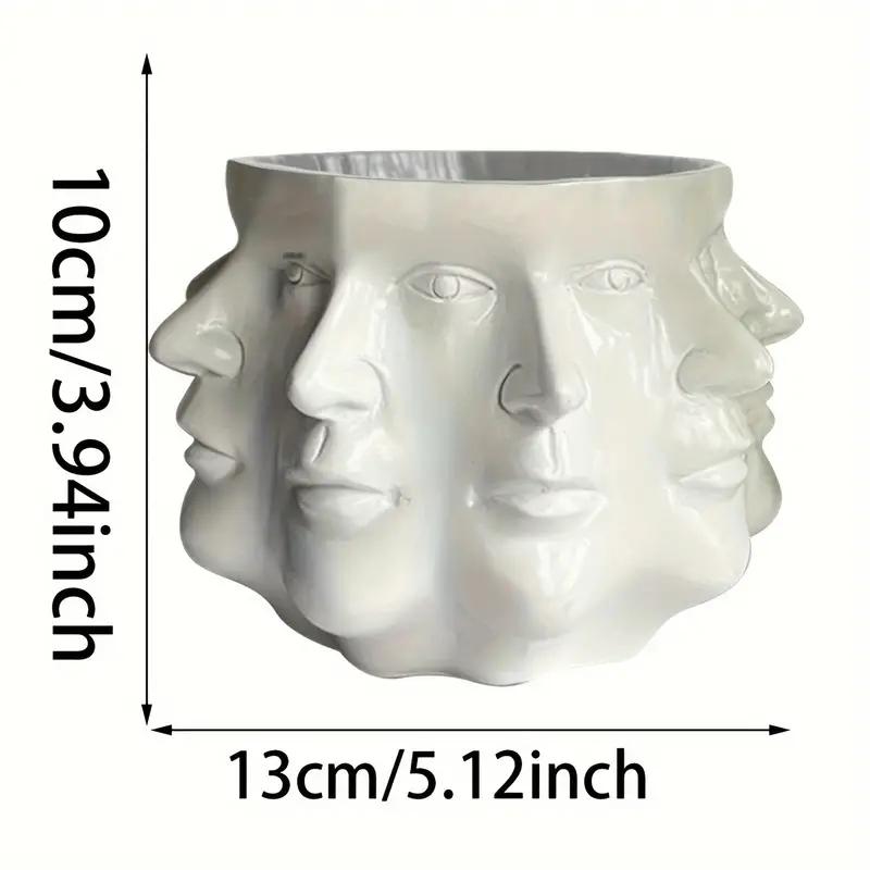 

New 3D Printed Abstract Multi-Faceted Flower Pot Creatively Unique Succulent Potted Indoor Garden Balcony Outdoor Decoration