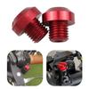 2Pcs Anti-Rust Motorcycle Aluminum M8 Rear view Mirror Hole Plugs Screws Rearview Mirror Holder