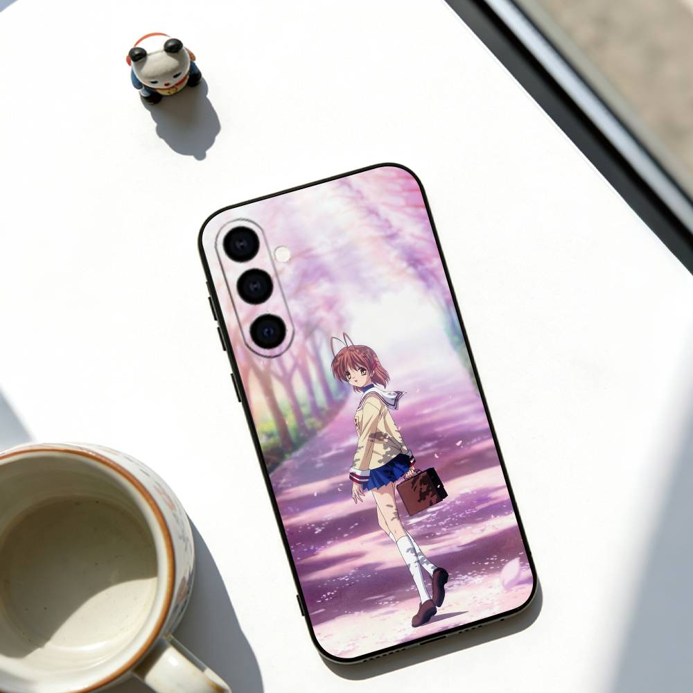 

CLANNAD Phone Case For Samsung Galaxy A73,A72,A71,A70,A53,A52,A51,Others Soft Black Cover Samsung a32 5g