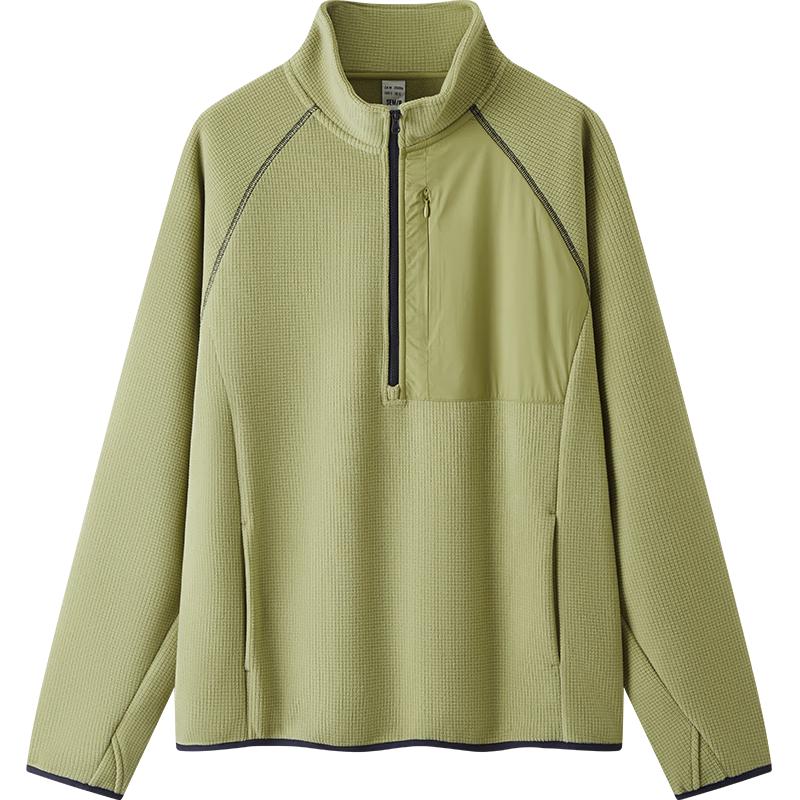 Semir Men's Half-Zip Stand Collar Fleece Sweatshirt