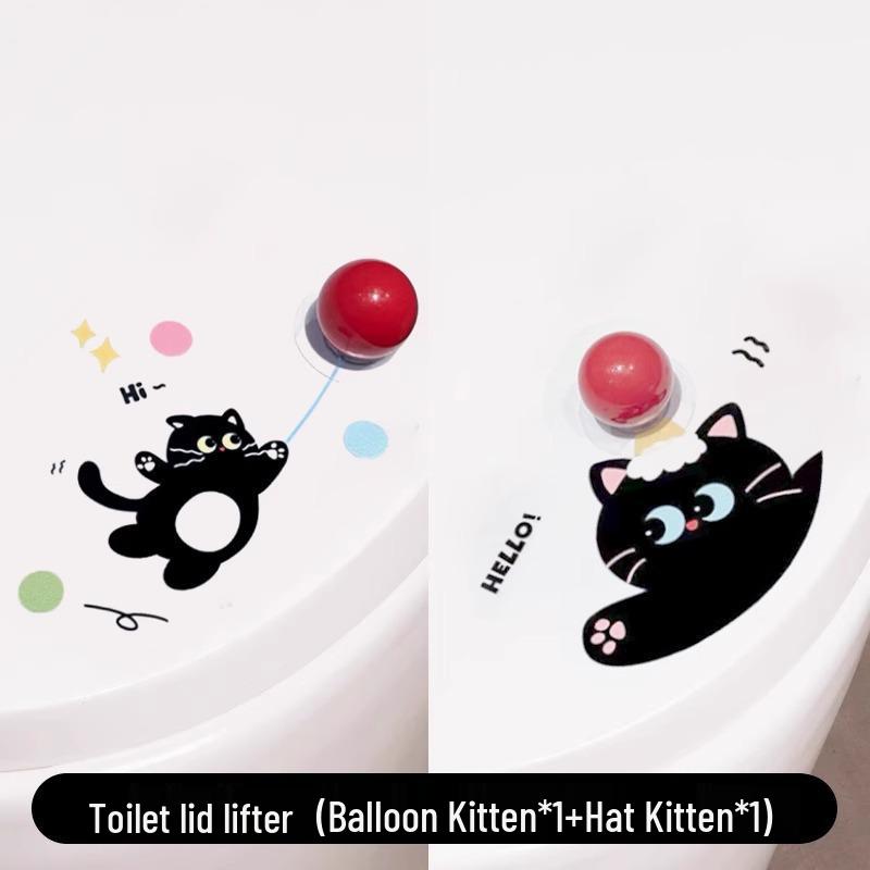 Creative Lid Lifter: Hands-Free Toilet Seat Handle for a Clean Bathroom Experience